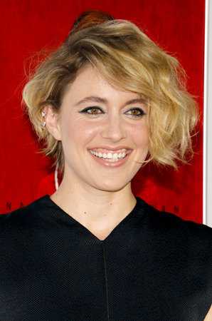 Greta Gerwig at the AFI FEST 2016 Centerpiece Gala Screening of 'Jackie' held at the TCL Chinese Theatre in Hollywood, USA on November 14, 2016.のeditorial素材