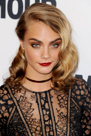 Cara Delevingne at the Glamour Women Of The Year 2016 held at the NeueHouse in Hollywood, USA on November 14, 2016.のeditorial素材