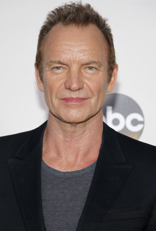 Sting at the 2016 American Music Awards held at the Microsoft Theater in Los Angeles, USA on November 20, 2016.のeditorial素材