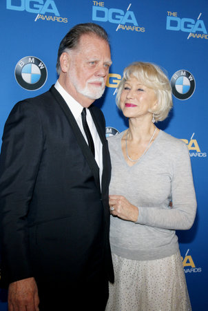 Taylor Hackford and Helen Mirren at the 69th Annual Directors Guild Of America Awards held at the Beverly Hilton Hotel in Beverly Hills, USA on February 4, 2017.のeditorial素材