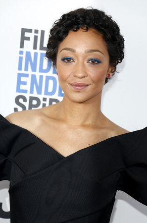 Ruth Negga at the 2017 Film Independent Spirit Awards held at the Santa Monica Pier in Santa Monica, USA on February 25, 2017.のeditorial素材
