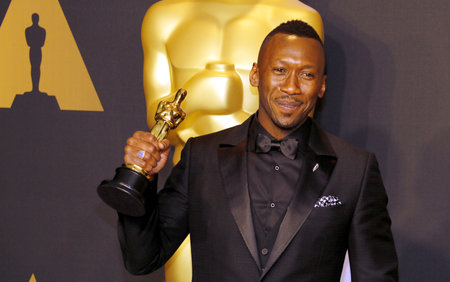 Mahershala Ali at the 89th Annual Academy Awards - Press Room held at the Hollywood and Highland Center in Hollywood, USA on February 26, 2017.のeditorial素材
