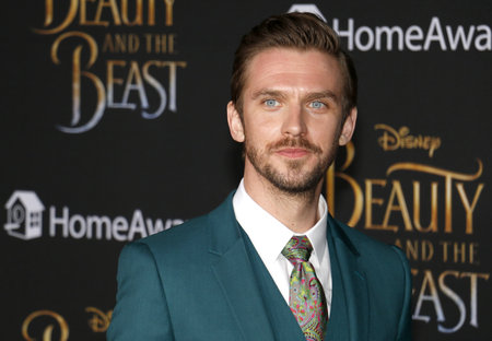 Dan Stevens at the Los Angeles premiere of 'Beauty And The Beast' held at the El Capitan Theatre in Hollywood, USA on March 2, 2017.のeditorial素材