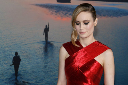 Brie Larson at the Los Angeles premiere of 'Kong: Skull Island' held at the El Capitan Theatre in Hollywood, USA on March 8, 2017.のeditorial素材