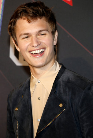 Ansel Elgort at the 2017 iHeartRadio Music Awards held at the Forum in Inglewood, USA on March 5, 2017.のeditorial素材