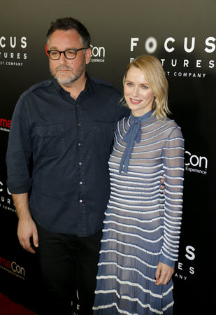 Colin Trevorrow and Naomi Watts at the CinemaCon 2017 - Focus Features Luncheon And Studio Program Celebrating 15 Years held at the Caesars Palace in Las Vegas, USA on March 29, 2017.のeditorial素材