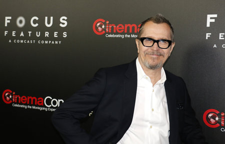 Gary Oldman at the CinemaCon 2017 - Focus Features Luncheon And Studio Program Celebrating 15 Years held at the Caesars Palace in Las Vegas, USA on March 29, 2017.のeditorial素材