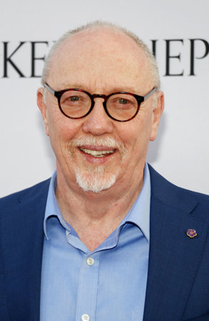 Terry George at the Los Angeles premiere of 'The Promise' held at the TCL Chinese Theatre in Hollywood, USA on April 12, 2017.のeditorial素材