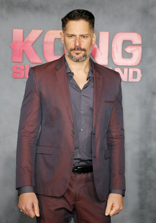 Joe Manganiello at the Los Angeles premiere of 'Kong: Skull Island' held at the El Capitan Theatre in Hollywood, USA on March 8, 2017.のeditorial素材