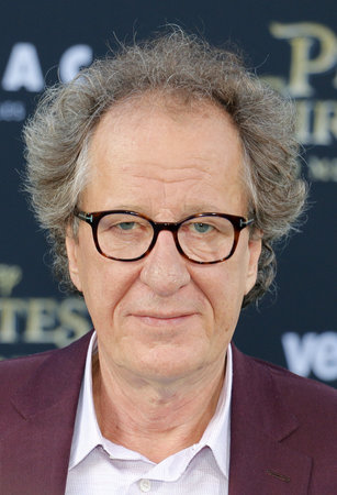 Geoffrey Rush at the U.S. premiere of 'Pirates Of The Caribbean: Dead Men Tell No Tales' held at the Dolby Theatre in Hollywood, USA on May 18, 2017.のeditorial素材