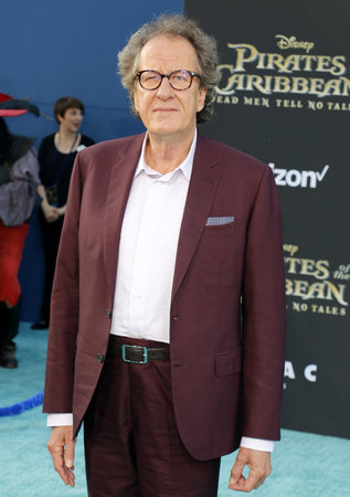 Geoffrey Rush at the U.S. premiere of 'Pirates Of The Caribbean: Dead Men Tell No Tales' held at the Dolby Theatre in Hollywood, USA on May 18, 2017.のeditorial素材