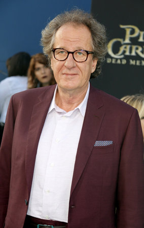 Geoffrey Rush at the U.S. premiere of 'Pirates Of The Caribbean: Dead Men Tell No Tales' held at the Dolby Theatre in Hollywood, USA on May 18, 2017.のeditorial素材