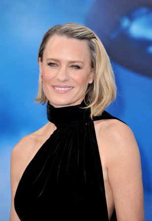 Robin Wright at the Los Angeles premiere of 'Wonder Woman' held at the Pantages Theatre in Hollywood, USA on May 25, 2017.のeditorial素材