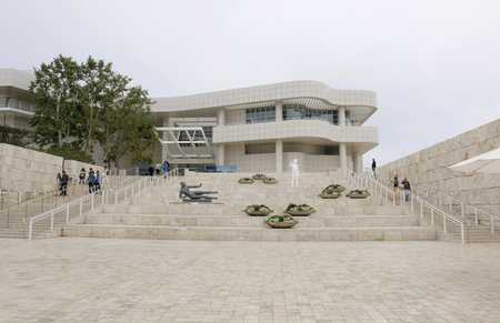The Getty Center in Los Angeles, USA on May 2017.のeditorial素材