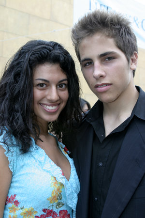 Yolanda Pecoraro and Pablo Santos at the 8th Los Angeles Latino International Film Festival held at the Egyptian Theater in Hollywood, California, United States on July 16, 2004.のeditorial素材