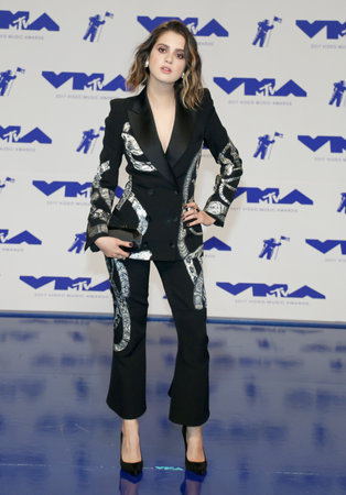 Laura Marano at the 2017 MTV Video Music Awards held at the Forum in Inglewood, USA on August 27, 2017.のeditorial素材