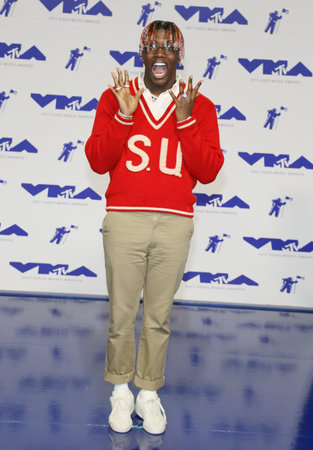 Lil Yachty at the 2017 MTV Video Music Awards held at the Forum in Inglewood, USA on August 27, 2017.のeditorial素材