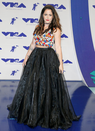 Jenelle Evans at the 2017 MTV Video Music Awards held at the Forum in Inglewood, USA on August 27, 2017.のeditorial素材