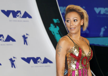 Mel B at the 2017 MTV Video Music Awards held at the Forum in Inglewood, USA on August 27, 2017.のeditorial素材