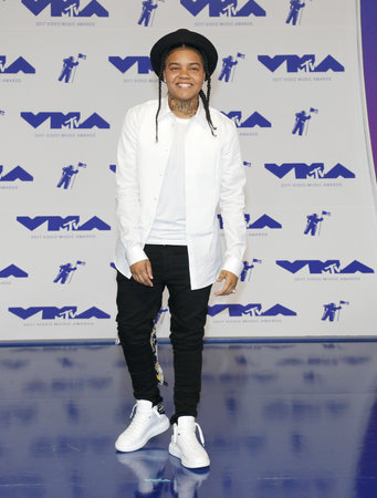 Young M.A at the 2017 MTV Video Music Awards held at the Forum in Inglewood, USA on August 27, 2017.のeditorial素材