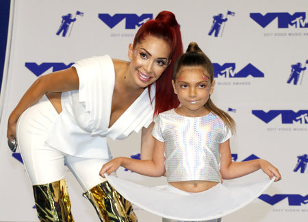 Farrah Abraham at the 2017 MTV Video Music Awards held at the Forum in Inglewood, USA on August 27, 2017.のeditorial素材