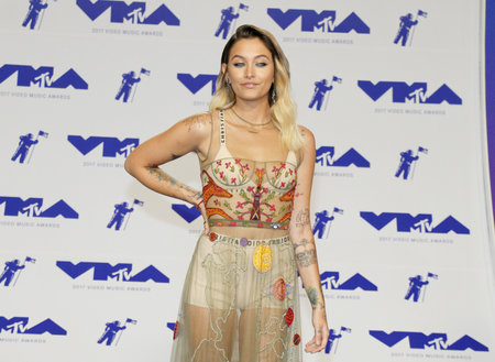 Paris Jackson at the 2017 MTV Video Music Awards held at the Forum in Inglewood, USA on August 27, 2017.のeditorial素材