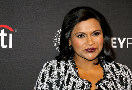 Mindy Kaling at the 11th Annual PaleyFest Fall TV Previews - Hulu's 'The Mindy Project' held at the Paley Center for Media in Beverly Hills, USA on September 8, 2017.のeditorial素材