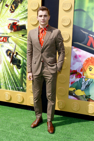 Dave Franco at the Los Angeles premiere of 'The LEGO Ninjago Movie' held at the Regency Village Theatre in Westwood, USA on September 16, 2017.のeditorial素材