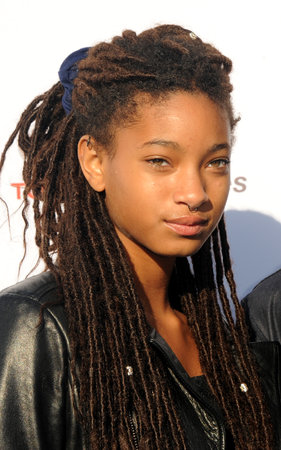 Willow Smith at the Environmental Media Association's 27th Annual EMA Awards held at the Barker Hangar in Santa Monica, USA on September 23, 2017.のeditorial素材