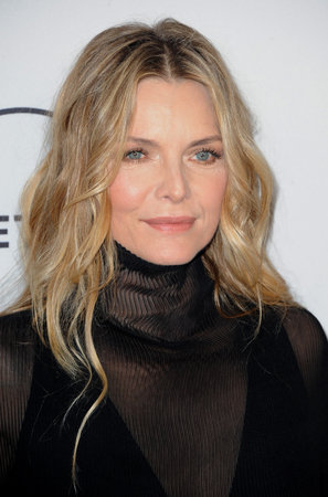 Michelle Pfeiffer at the Variety's Power Of Women: Los Angeles held at the Beverly Wilshire Four Seasons Hotel in Beverly Hills, USA on October 13, 2017.のeditorial素材