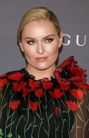 Lindsey Vonn at the 2017 LACMA Art + Film Gala held at the LACMA in Los Angeles, USA on November 4, 2017.のeditorial素材