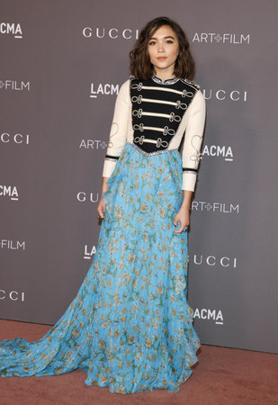 Rowan Blanchard at the 2017 LACMA Art + Film Gala held at the LACMA in Los Angeles, USA on November 4, 2017.のeditorial素材