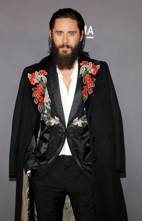 Jared Leto at the 2017 LACMA Art + Film Gala held at the LACMA in Los Angeles, USA on November 4, 2017.のeditorial素材