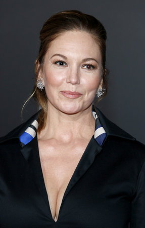 Diane Lane at the World premiere of 'Justice League' held at the Dolby Theatre in Hollywood, USA on November 13, 2017.のeditorial素材