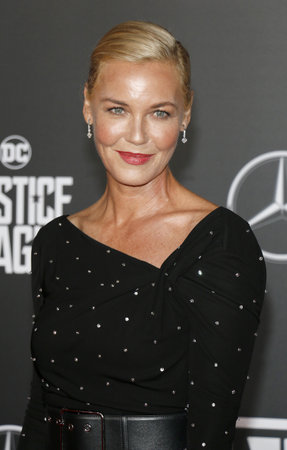 Connie Nielsen at the World premiere of 'Justice League' held at the Dolby Theatre in Hollywood, USA on November 13, 2017.のeditorial素材