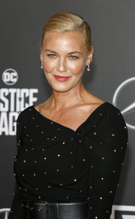 Connie Nielsen at the World premiere of 'Justice League' held at the Dolby Theatre in Hollywood, USA on November 13, 2017.のeditorial素材