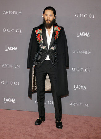 Jared Leto at the 2017 LACMA Art + Film Gala held at the LACMA in Los Angeles, USA on November 4, 2017.のeditorial素材
