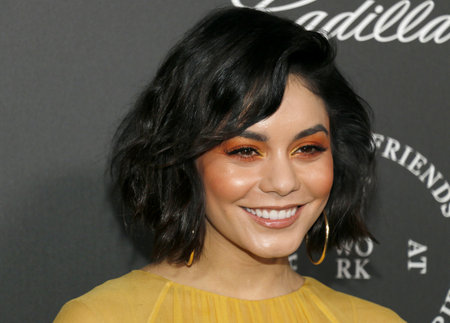 Vanessa Hudgens at the Art Of Elysium's 11th Annual Heaven Celebration held at the Barker Hangar in Santa Monica, USA on January 6, 2018.のeditorial素材