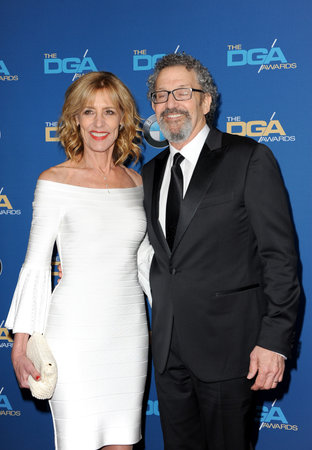 Christine Lahti and Thomas Schlamme at the 70th Annual Directors Guild Of America Awards held at the Beverly Hilton Hotel in Beverly Hills, USA on February 3, 2018.のeditorial素材