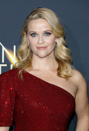 Reese Witherspoon at the Los Angeles premiere of 'A Wrinkle In Time' held at the El Capitan Theater in Hollywood, USA on February 26, 2018.のeditorial素材