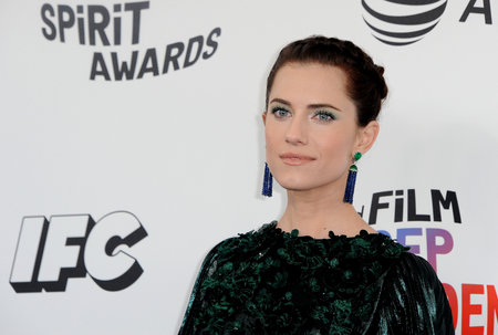 Allison Williams at the 2018 Film Independent Spirit Awards held at Santa Monica Beach, USA on March 3, 2018.のeditorial素材