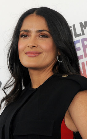 Salma Hayek at the 2018 Film Independent Spirit Awards held at Santa Monica Beach, USA on March 3, 2018.のeditorial素材