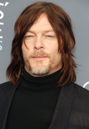 Norman Reedus at the 23rd Annual Critics' Choice Awards held at the Barker Hangar in Santa Monica, USA on January 11, 2018.のeditorial素材