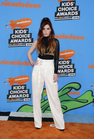 Sydney Sierota of Echosmith at the Nickelodeon's 2018 Kids' Choice Awards held at the Forum in Inglewood, USA on March 24, 2018.のeditorial素材
