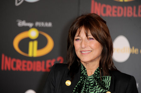 Catherine Keener at the World premiere of 'Incredibles 2' held at the El Capitan Theatre in Hollywood, USA on June 5, 2018.のeditorial素材