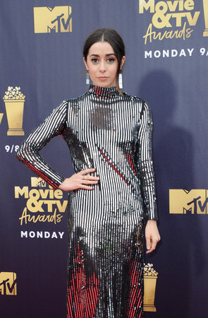 Cristin Milioti at the 2018 MTV Movie And TV Awards held at the Barker Hangar in Santa Monica, USA on June 16, 2018.のeditorial素材