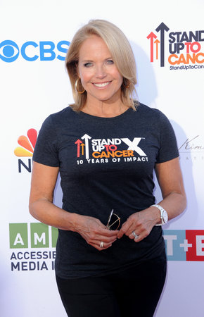 Katie Couric at the 6th Biennial Stand Up To Cancer Telecast held at the Barkar Hangar in Santa Monica, USA on September 7, 2018.のeditorial素材