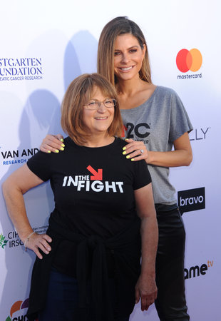 Maria Menounos at the 6th Biennial Stand Up To Cancer Telecast held at the Barkar Hangar in Santa Monica, USA on September 7, 2018.のeditorial素材