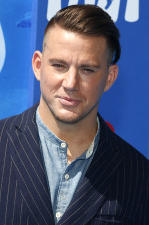 Channing Tatum at the Los Angeles premiere of 'Smallfoot' held at the Regency Village Theatre in Westwood, USA on September 22, 2018.のeditorial素材