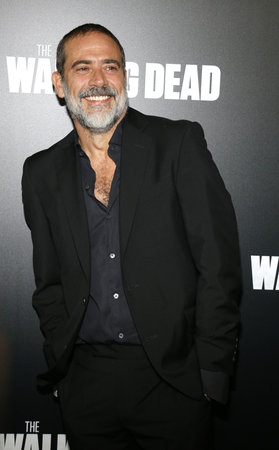 Jeffrey Dean Morgan at the premiere of AMC's 'The Walking Dead' Season 9 held at the DGA Theater in Los Angeles, USA on September 27, 2018.のeditorial素材